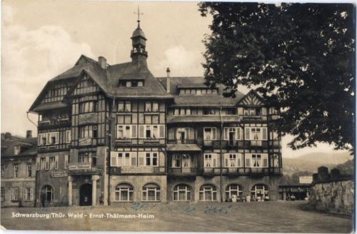 1965 Schwarzburg, Ernst-Thälmann-Heim,VEB Bild und Heimat Reichenbach