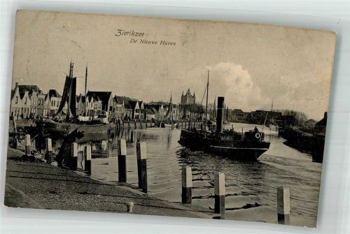 Zierikzee 1909 Hafen