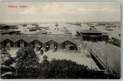 Colombo 1911 Hafen Ort lt. Stempel
