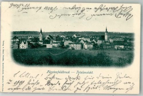82256 W8080 Fürstenfeldbruck 1901 Foto AK Adelskorrespondenz