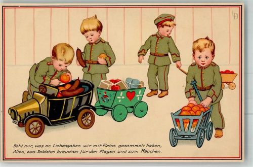 Meissner u. Buch Serie 2176 Jung Deutschland Kinder in Uniform mit Liebesgaben
