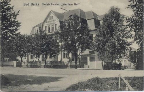 1912 Bad Berka: Hotel/Pension Wettiner Hof,H.P. Geist