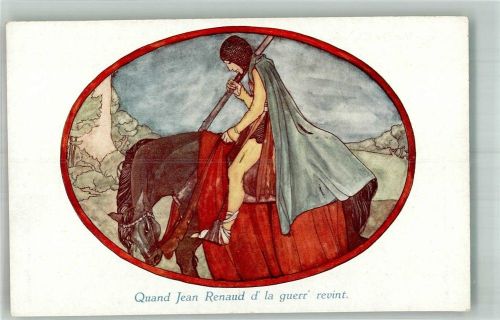Vieilles Chansons Quand Jean Renaud d`la guerr revint , Mittelalter