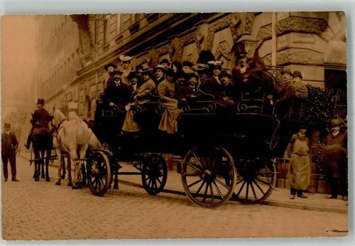1906 - 1912 Rundfahten mit der Kutsche