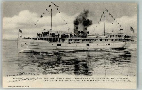 Seattle Steamship Iroquois Inland Navigation Company
