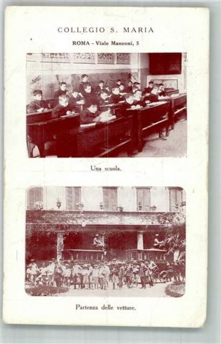 Roma 1916 Schule Collegio S. Maria
