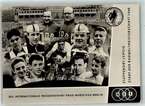 Leipzig 1960 XIII Friedensfahrt Prag-Warschau-Berlin Etappentour