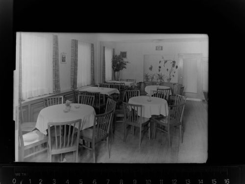 78147 W7741 Urach , Baden GLASNEGATIV café Schöneck