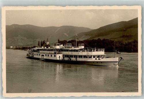 1941 Donau Raddampfer Stadt Wien WK II