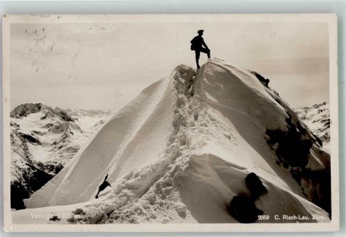 St. Anton 1930 Foto Risch-Lau Valluga Bergsteiger