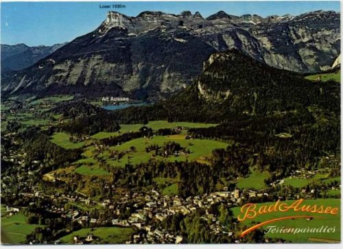 1988 Bad Aussee, Luftaufnahme,Scheurecker AKU1