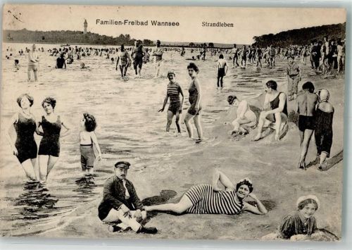 Grunewald 1919 Freibad Wannsee