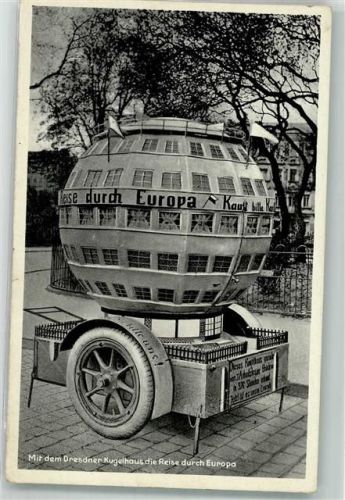 Dresden 1932 Dresdner Kugelhaus Reise durch Europa