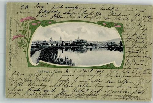 Eschwege 1902 An der Werra