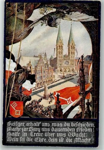 Bremen sign. Honegger, M. Marktplatz Dom