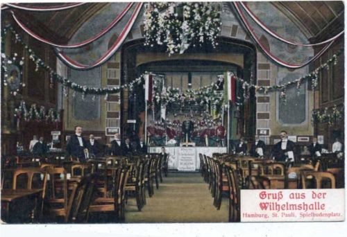 1916 Hamburg: Wilhelmshalle, St. Pauli
