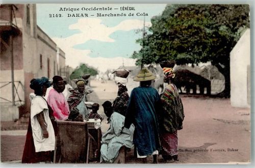 Dakar 1910 Marktszene Tracht