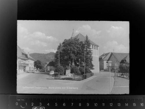 Bodenmais Bodenmais , Marktplatz m. Silberberg
