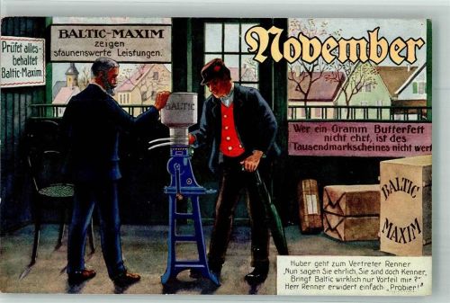 Werbung Baltic Seperator Monate : November