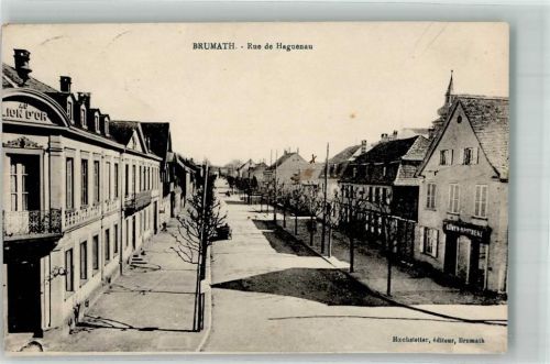 Brumath 1931 Apotheke Rue de Hagenau