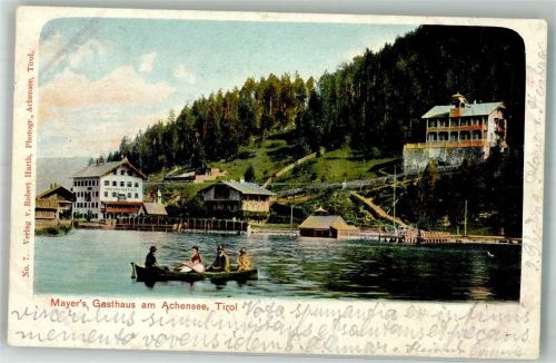 Pertisau 1902 Gasthaus Mayer Achensee