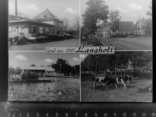 Langholt Mehrfachbildkarte