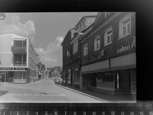 Mettmann Blick zur Mühlenstrasse