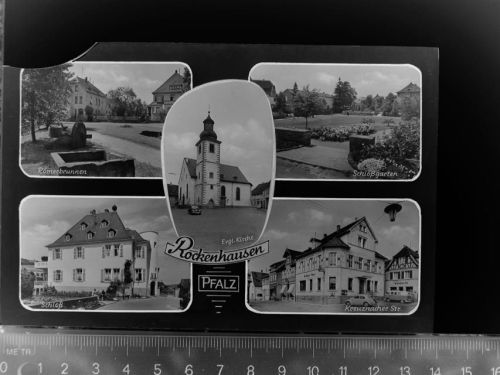 67806 W6760 Rockenhausen GLASNEGATIV Mehrfachbildkarte