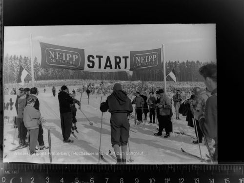 Winterberg Wintersportplatz Winterberg, start zum Langlauf