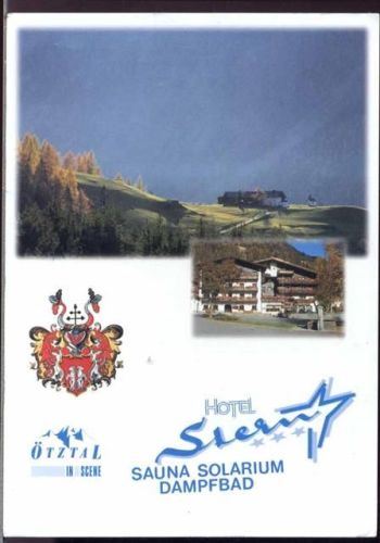 um 1995 Längenfeld, Österreich, Ötztal, Hotel Stern AKU1