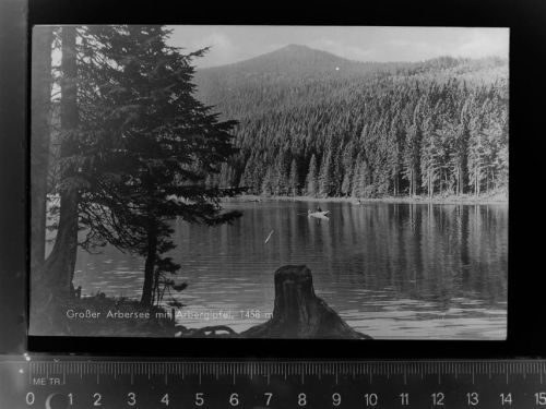 Regen Grosser Arbersee m. Arbergipfel