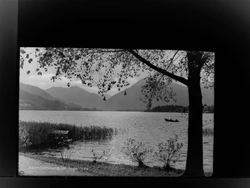 Bad Wiessee Abendstimmung am Tagernsee