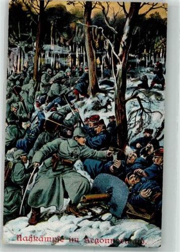 1915 Nahkämpfe im Argonnerwald Feldpostexpedition d. 23. K.S. Reserve Div.