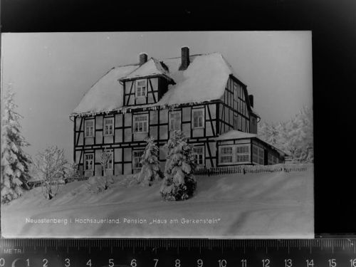 59955 W5788 Neuastenberg GLASNEGATIV Haus am Gerkenstein