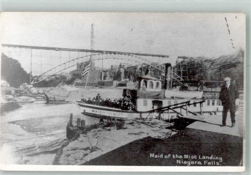 1885 Raddampfer Maid of the Mist am Anleger Steamship Historical Society of America