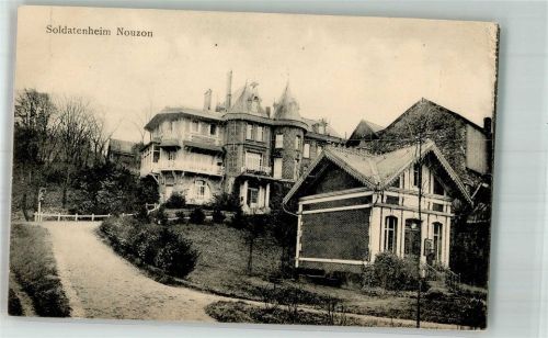 Nouzonville Gasthaus soldatenheim Feldpostkarte