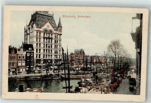 Rotterdam 1921 Wittehuis Hafen