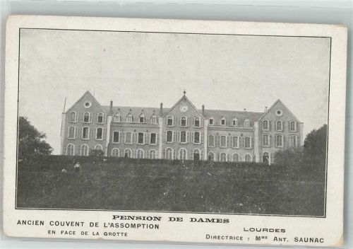 65100 Lourdes Foto AK Pension de Dames