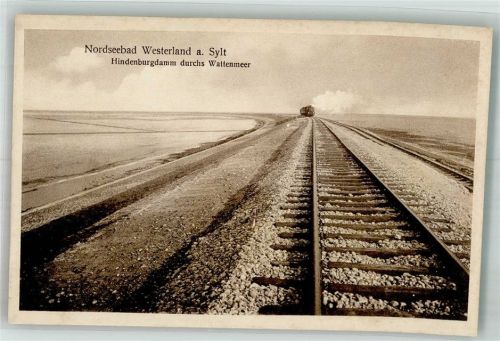 Morsum Dampflokomotive auf dem Hindenburgdamm Verlag Dr. Trenkler & Co. 33714