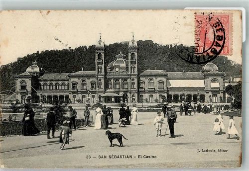 San Sebastian 1906 el Casino Marke bildseitig