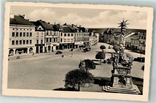 Vyskov Wischau Foto AK Feldpost WK II Denkmal Hauptplatz