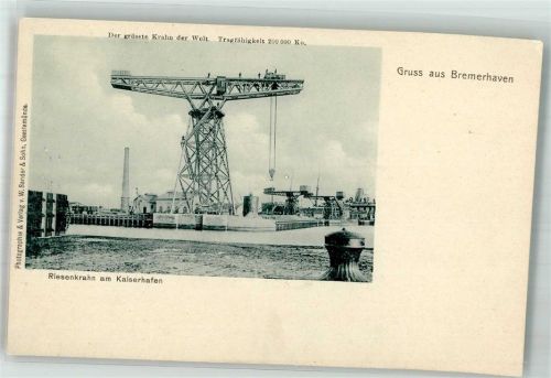 Bremerhaven Kran Kaiserhafen