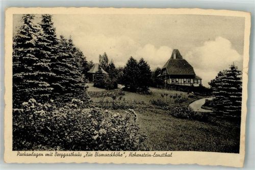Hohenstein-Ernstthal Gasthaus Zur Bismarckhöhe Park