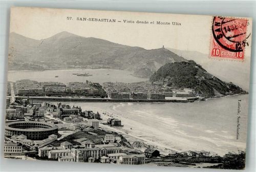 San Sebastian 1905 Marke bildseitig