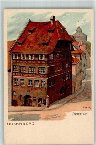 Nürnberg Dürerhaus sign. Mutter Künstlerkarte