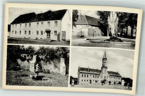 Könnern Hotel Goldener Ring Rathaus Brunnen Fotograf Grohmann