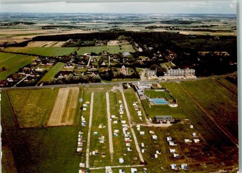 Schobüll Luftaufnahme Campingplatz mit Schwimmbad