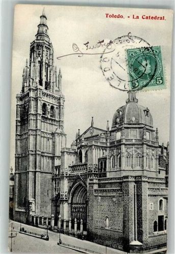 Toledo 1927 Kathedrale Marke Bildseitig