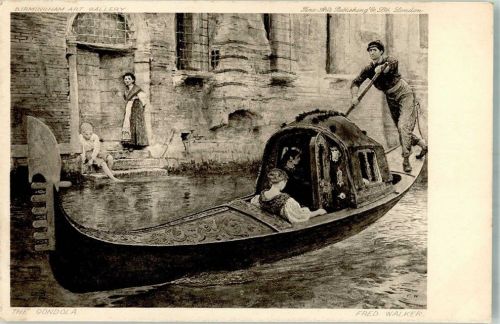 Birmingham 1928 sign. Walker, F. The Gondola Art Gallery