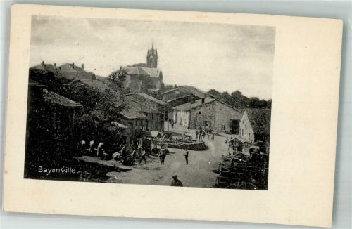Bayonville 1917 Feldpost WK I Württ.Ldw.Feldart.Regt. Nr. 2